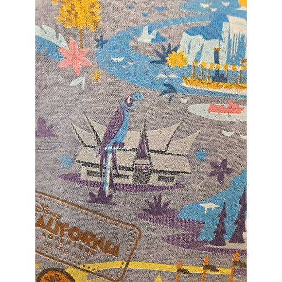 “DISCOVER THE MAGIC” Disneyland Park Sweatshirt VINTAGE - Medium Splash Mountain - Picture 4 of 10